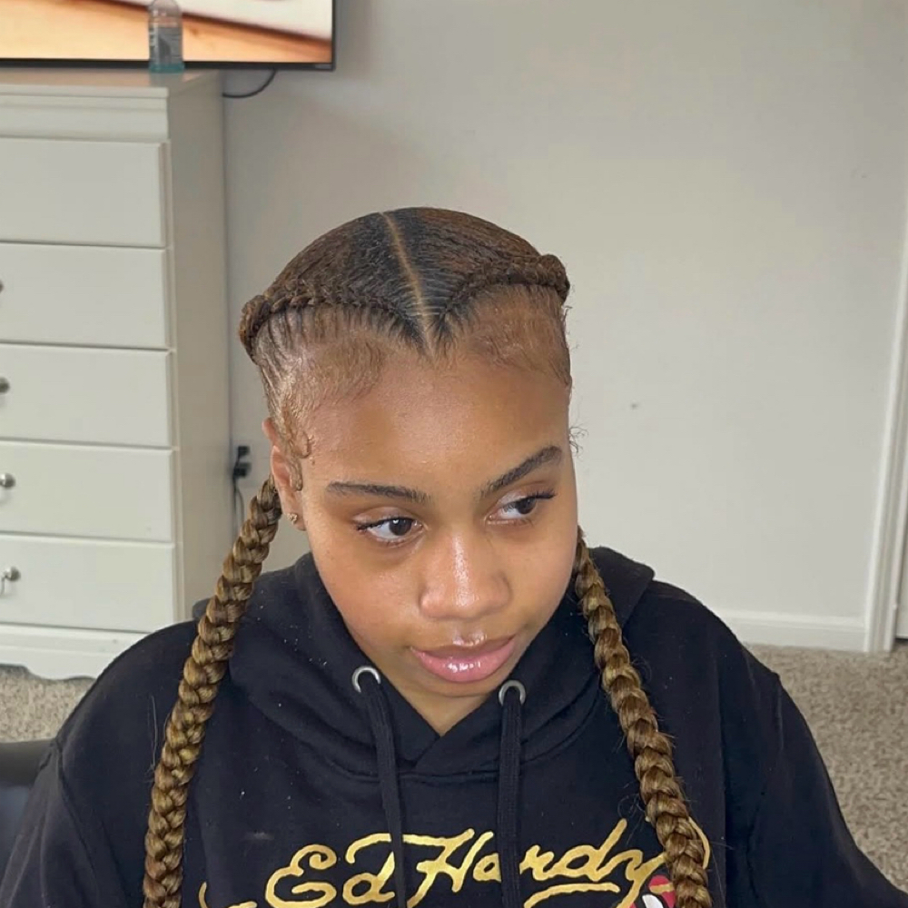 2 Feedin Braids at TheBratZHouse in Houston, TX