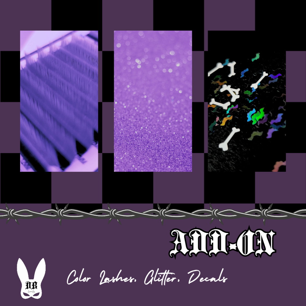 Add-on Color, Glitter, Decals