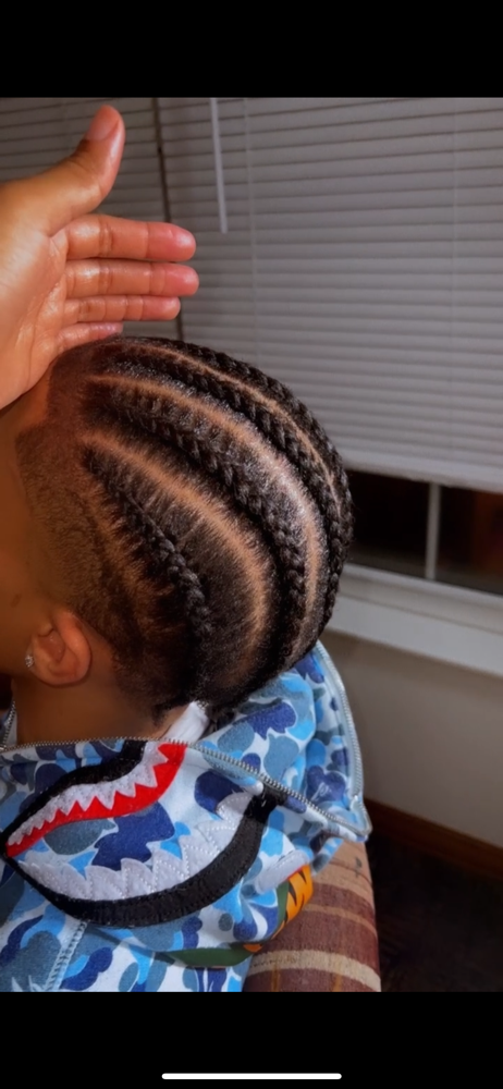 Men French Braids