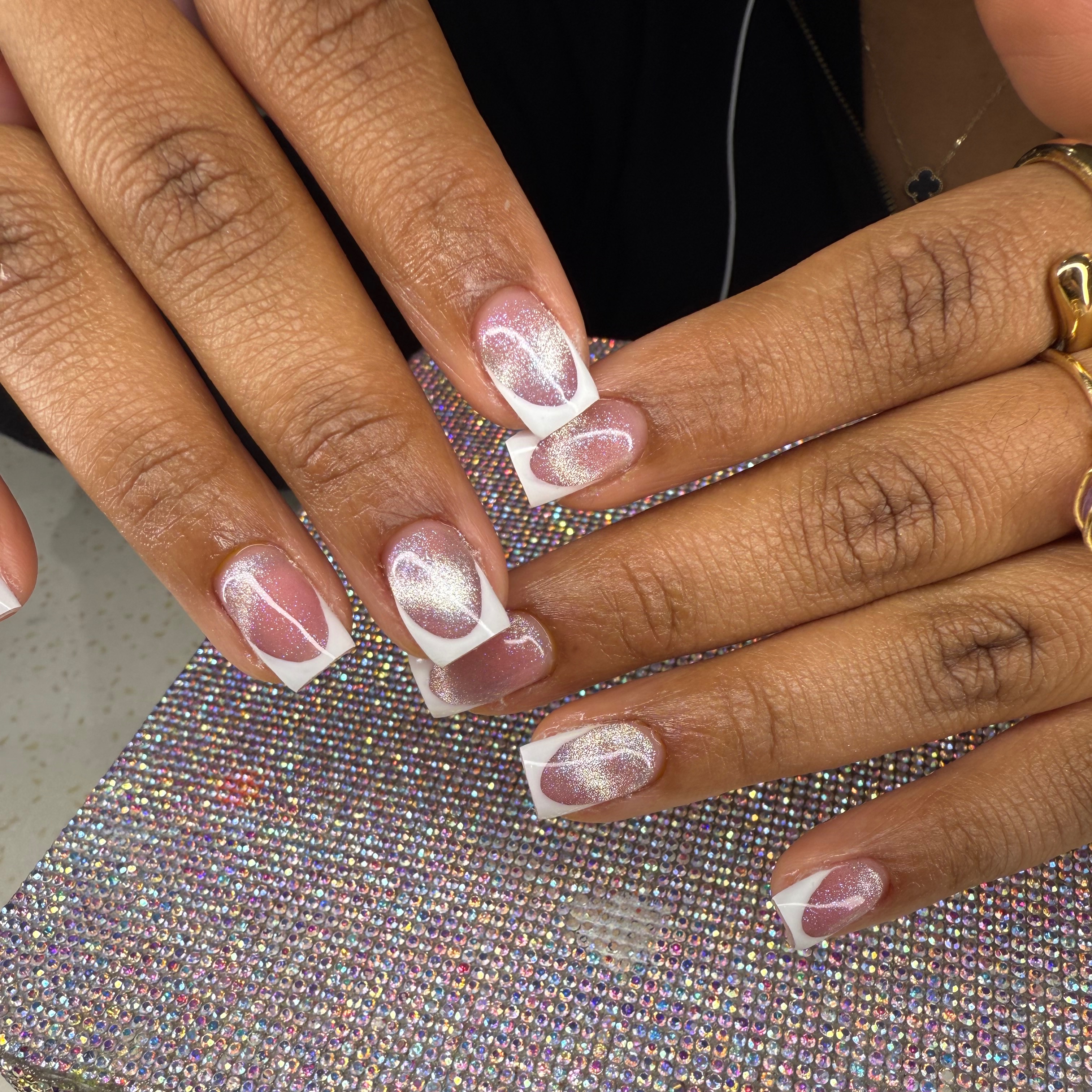 Russian/ Hard Gel Dry Manicure at Bling Tingz Nails in Darby, PA