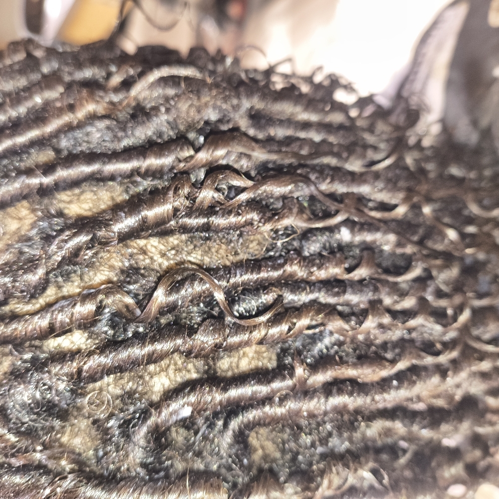 Comb or finger coils at Elegant Disclosure Hair Studio in Blaine, MN