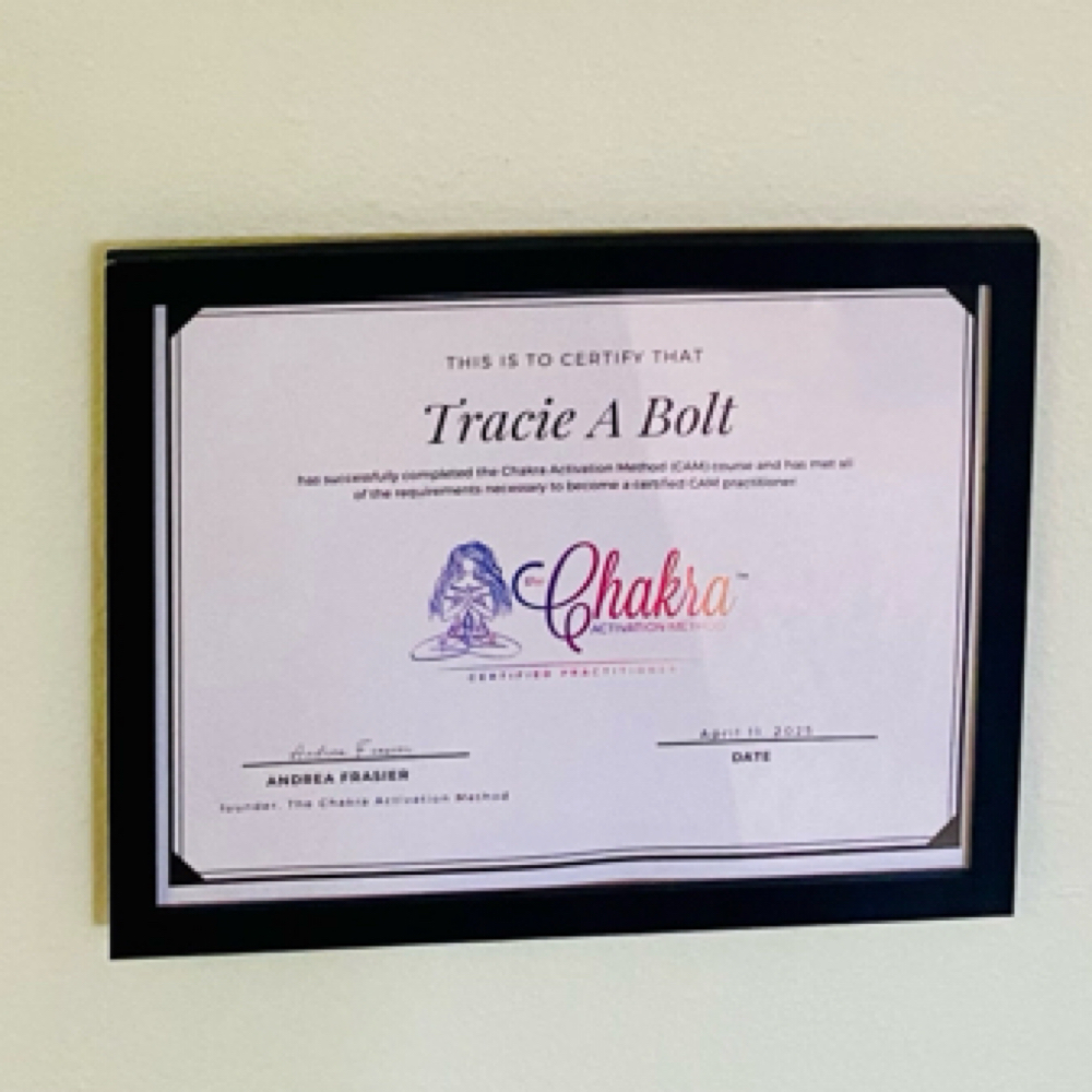 Chakra Assesment at Mountain Craft Salon in Kettle Falls, WA