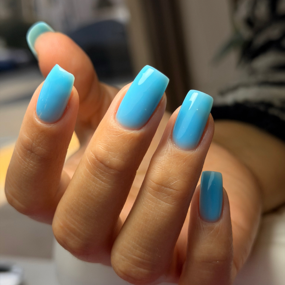 Gel Extensions MEDIUM length at MD. Russian Manicure & Gel Extensions in San Jose, CA