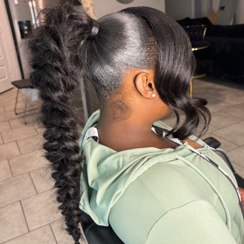 Butterfly Braid Ponytail at Pretty Hair in Rosharon, TX