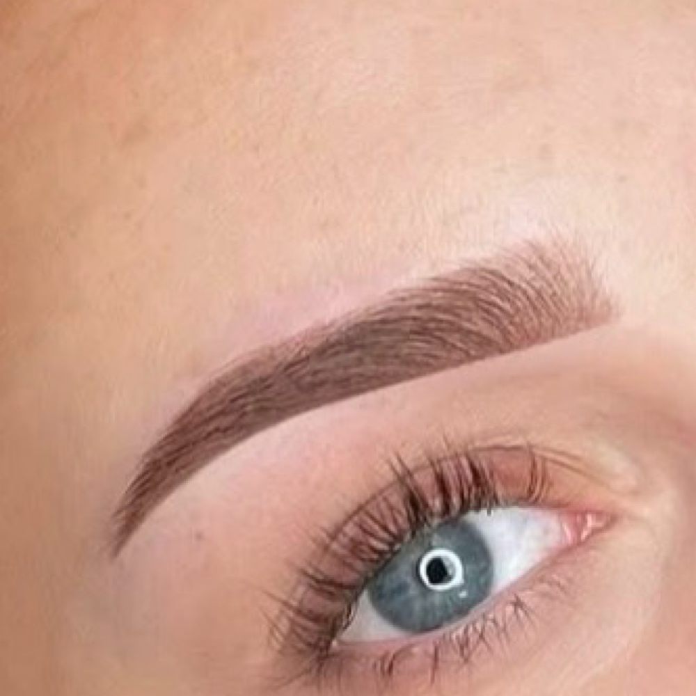 Powder Shading Brows at AlbaGlow Studio in Paramus, NJ