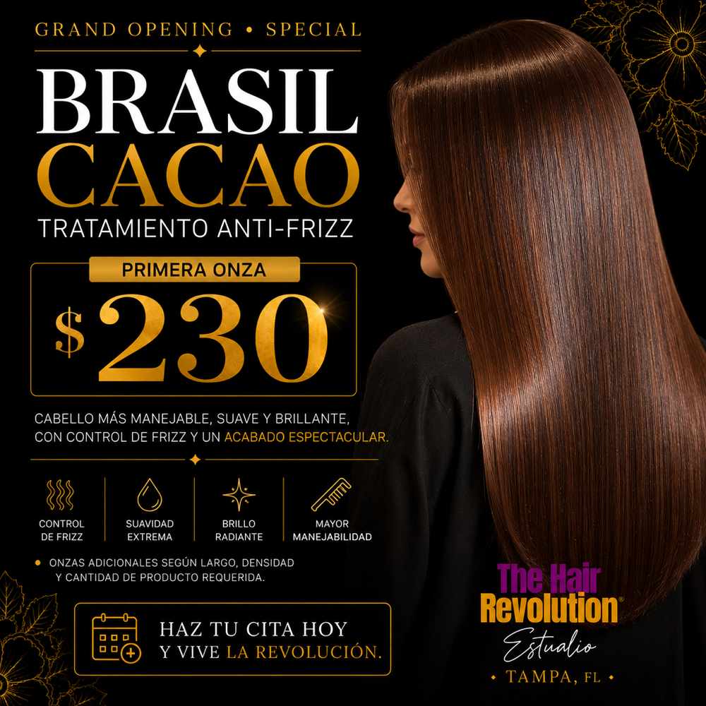 Brasil Cacao Treatment 1onza at Hair Revolution Estudio Academy in Tampa, FL