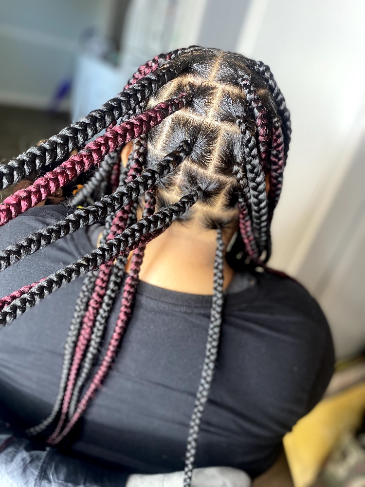 Large Knotless at Unique’ Creationz by Jhene’ in Jacksonville, AR