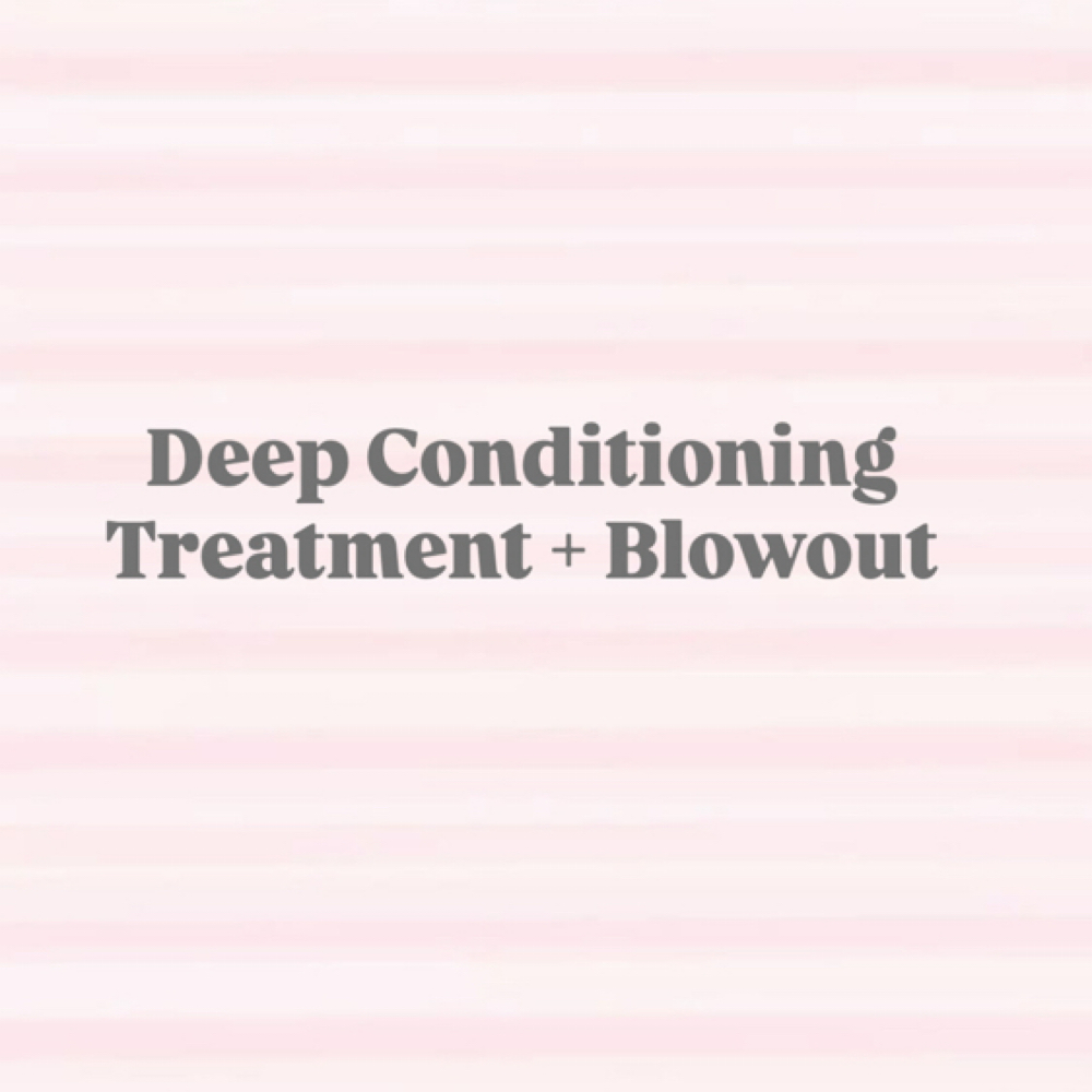 Deep Condition + Blowout at Hollywood Beach Salon & Spa in Oxnard, CA