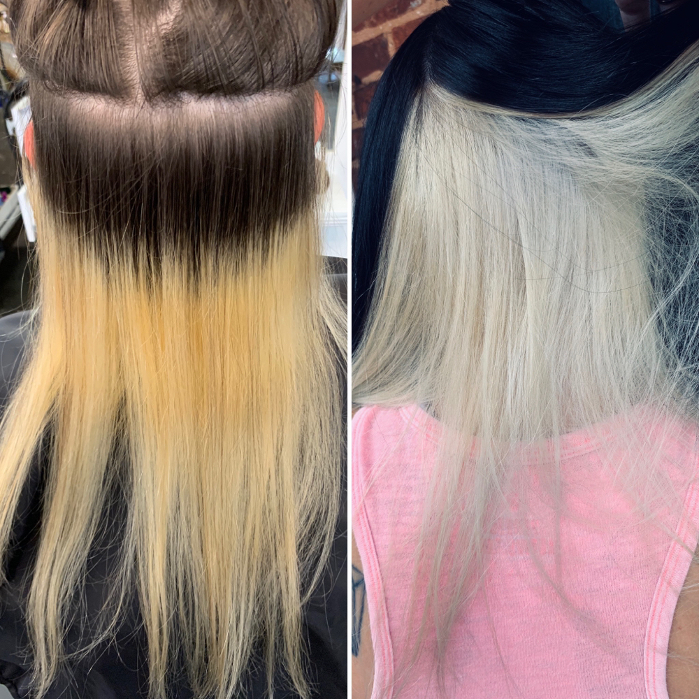 Bleach And Tone Roots