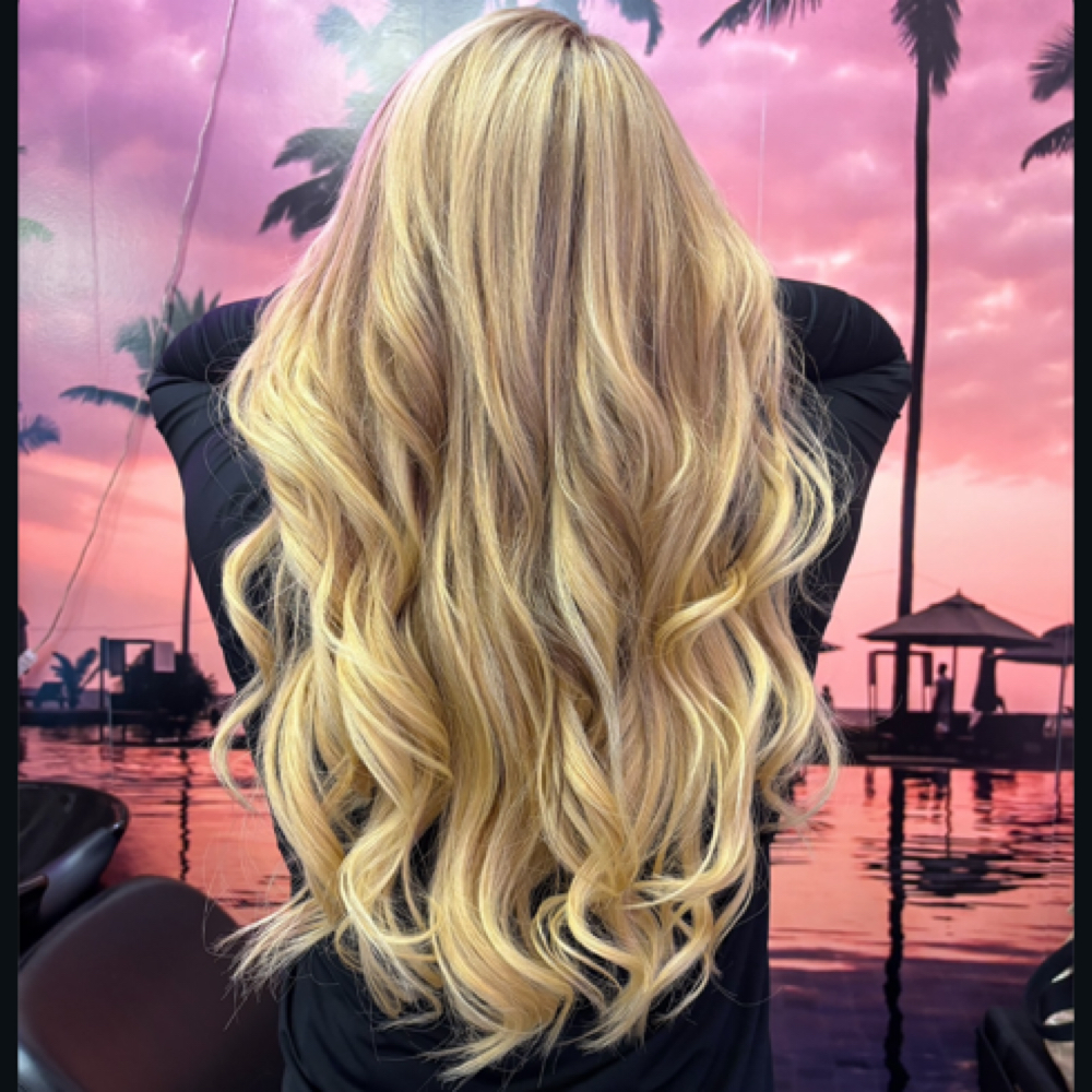 Blowout for Hair Extensions at Hair Design By TIFFANY Rafalko in Clearwater, FL