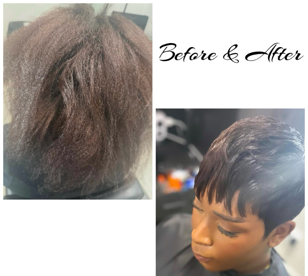 New Haircut(Relaxed Hair)