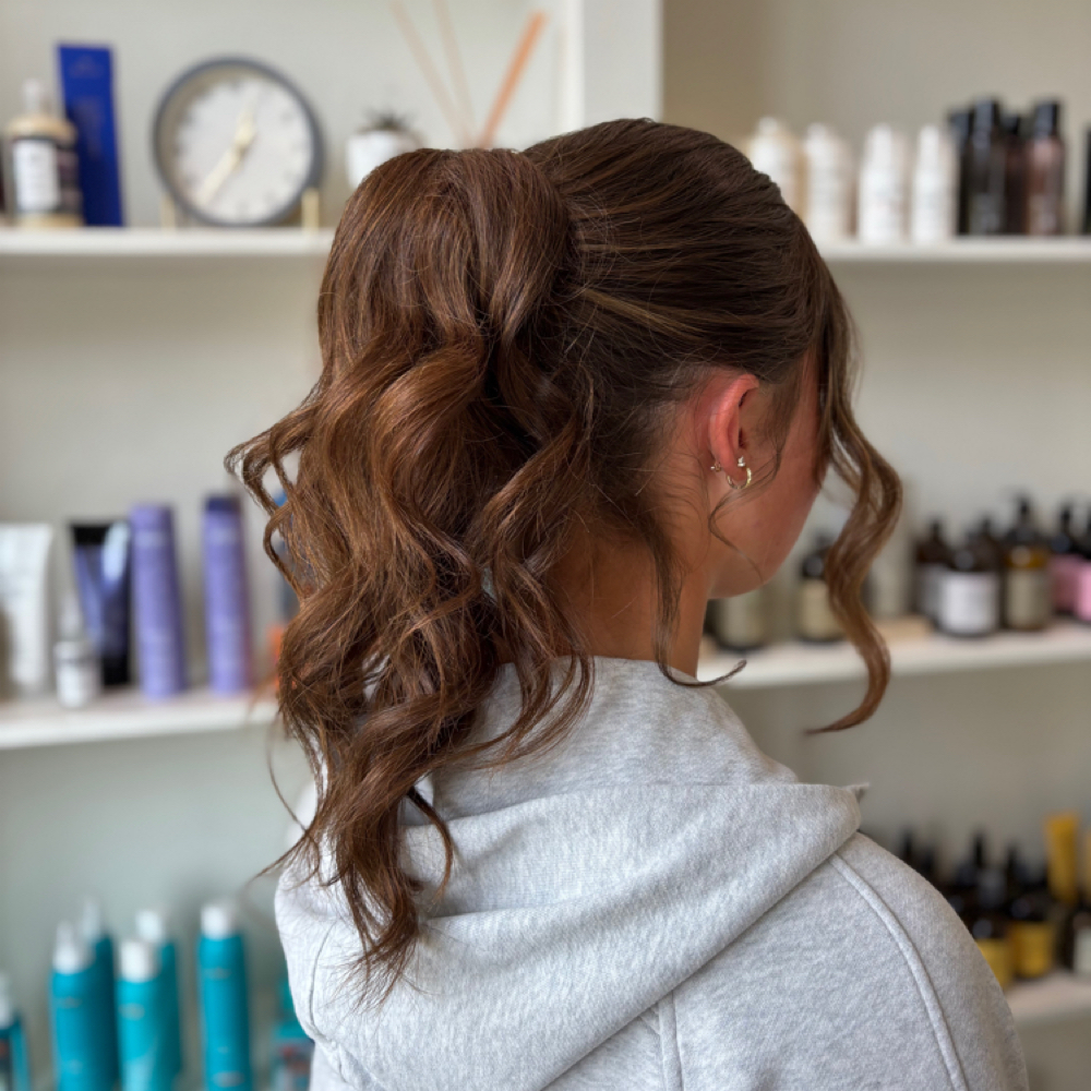 PROM updo/style at Beauty by Tiffany Bilek in Coralville, IA