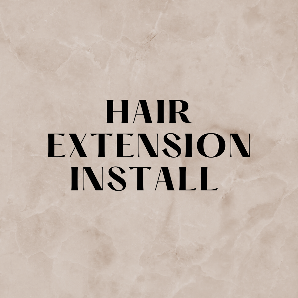 Hair Extension Install