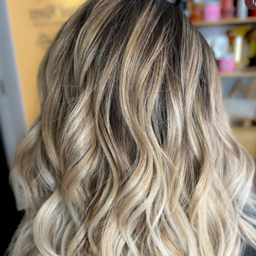 Balayage with Root Melt at Hair by Hannah Fullerton in Marietta, OH