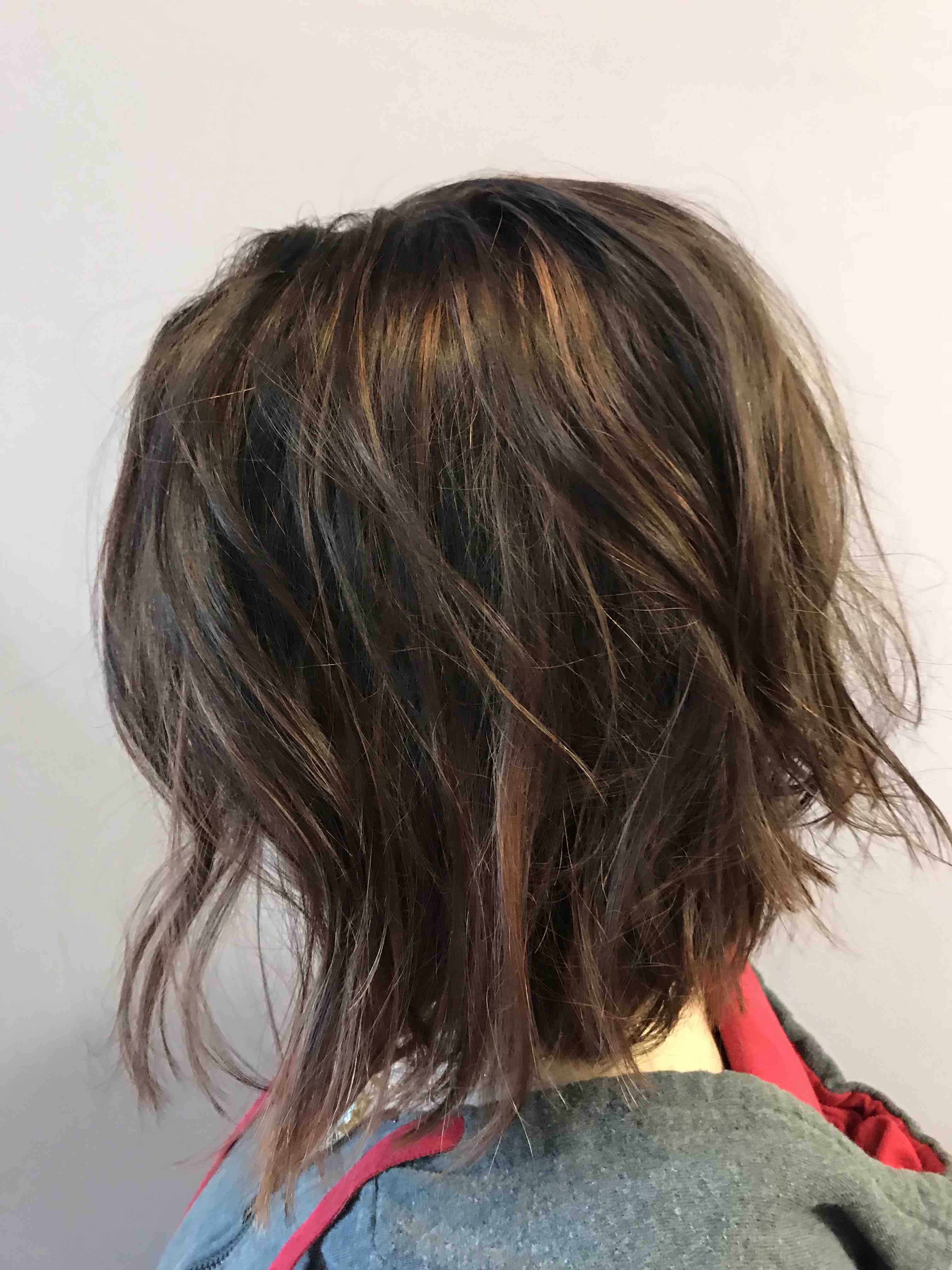 All Over Color-root Touch Up W/ Cut