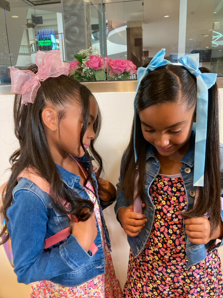 Kids Silk Press Styles