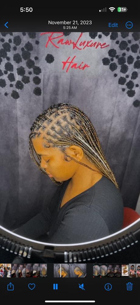 Small Knotless at Rawluxure Hair & Body in Jonesboro, GA