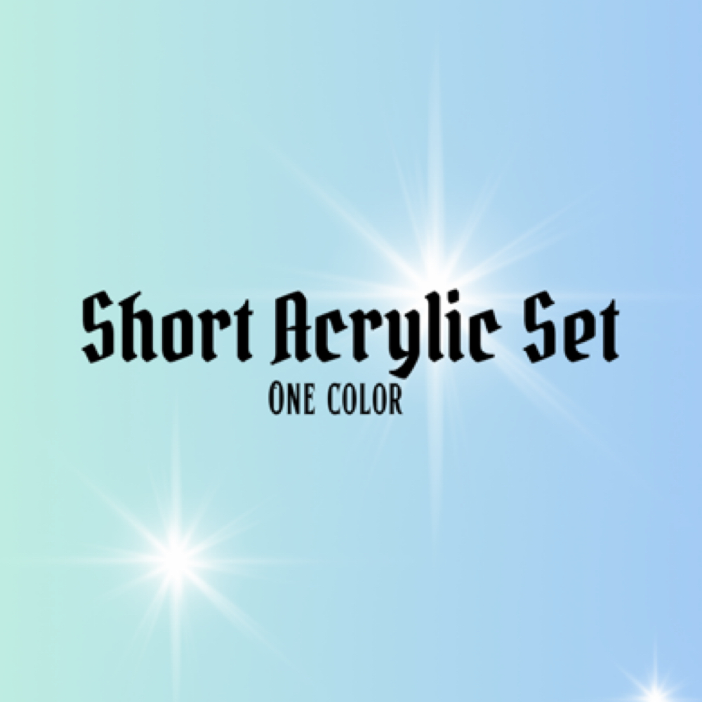 SHORT ACRYLIC SET at Bombshell Beautique Salon & Spa in Canyon Lake, TX