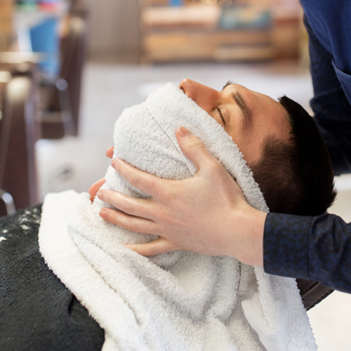 Haircut With Hot Towel Treatment