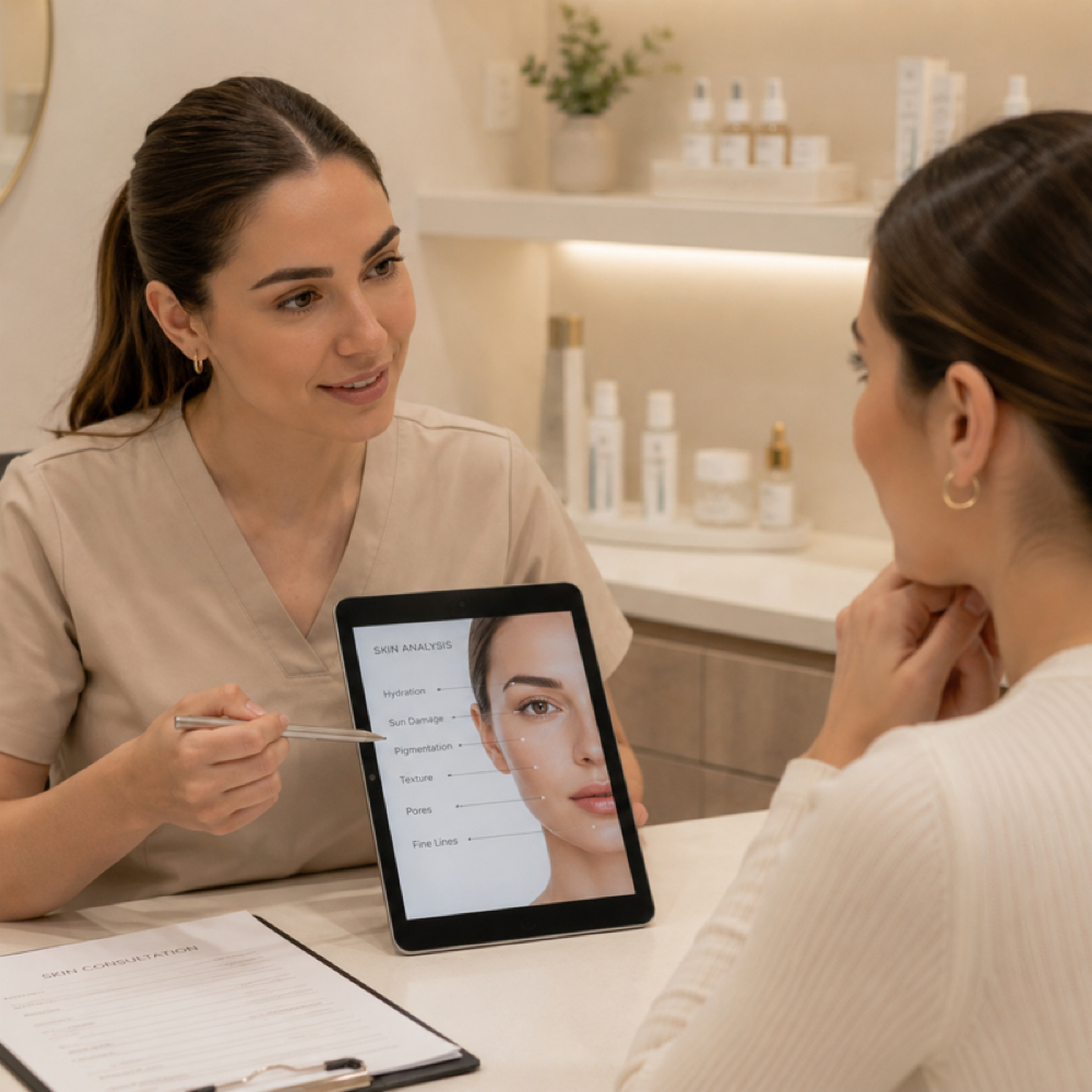 Consultation at Tel’s Beauty Spa in Richmond, TX