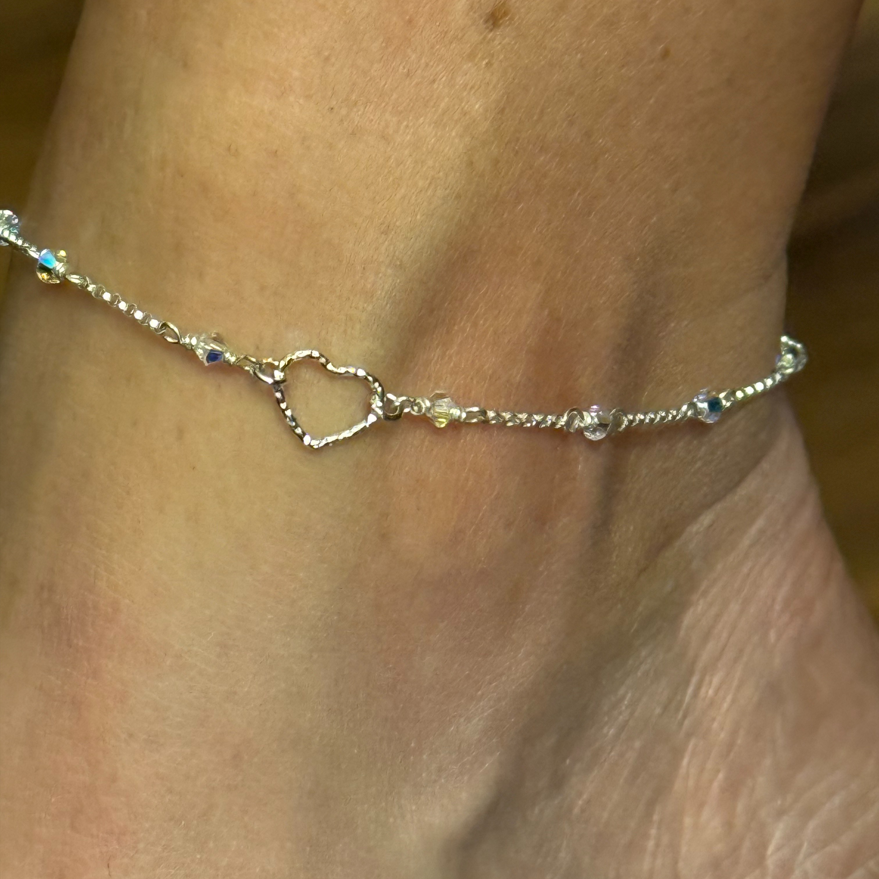 .925  Silver Ankle/ Bracelet at Calm Creations Permanent Jewelry in Erie, PA