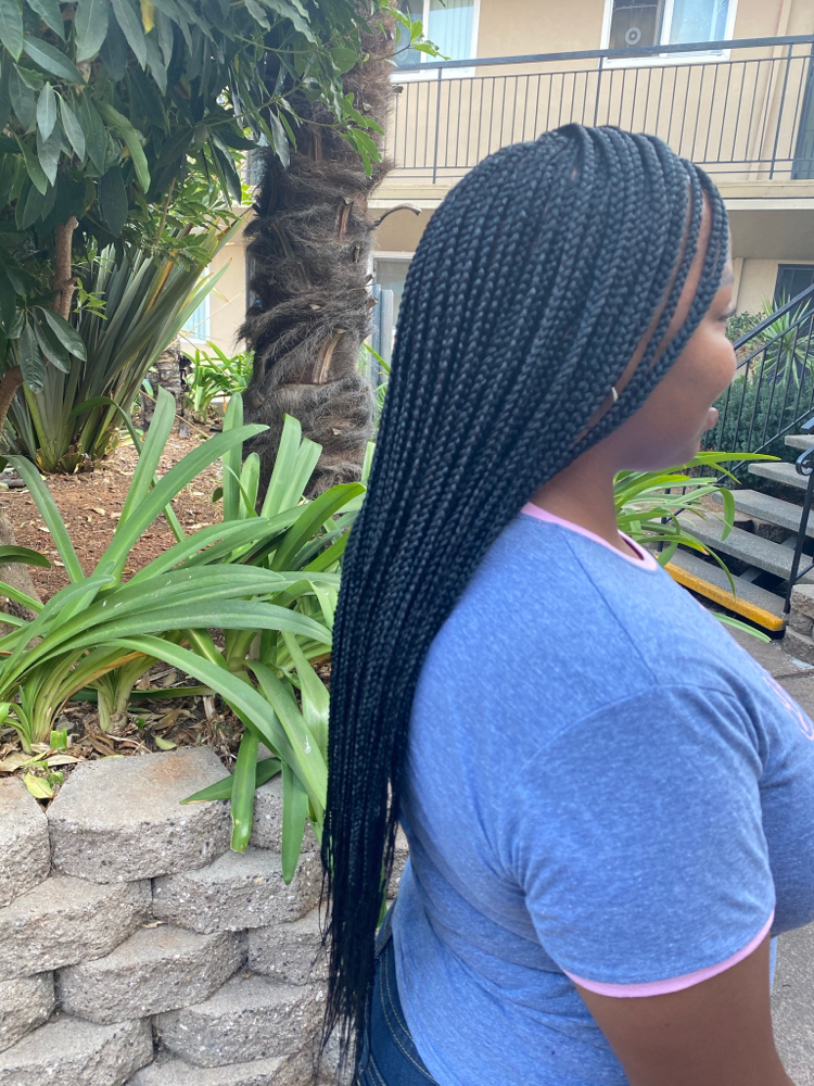 Small Knotless Braids