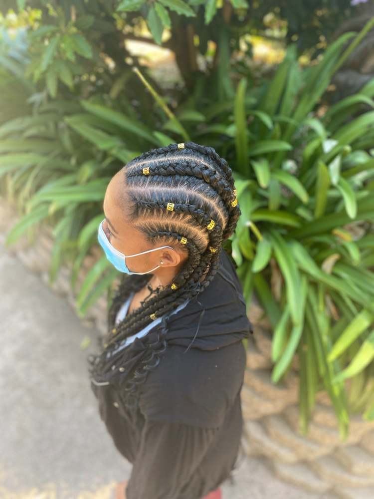 Feed In Braids/ Cornrolls