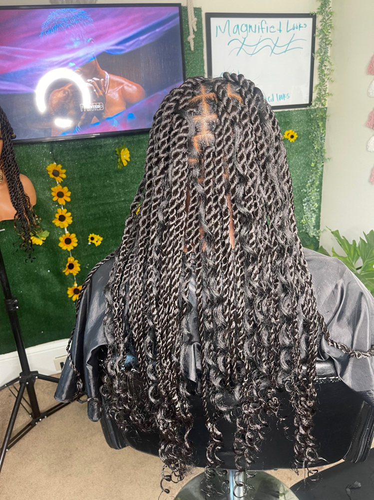 Medium Boho Senegalese Twist at Magnified looks in Douglasville, GA