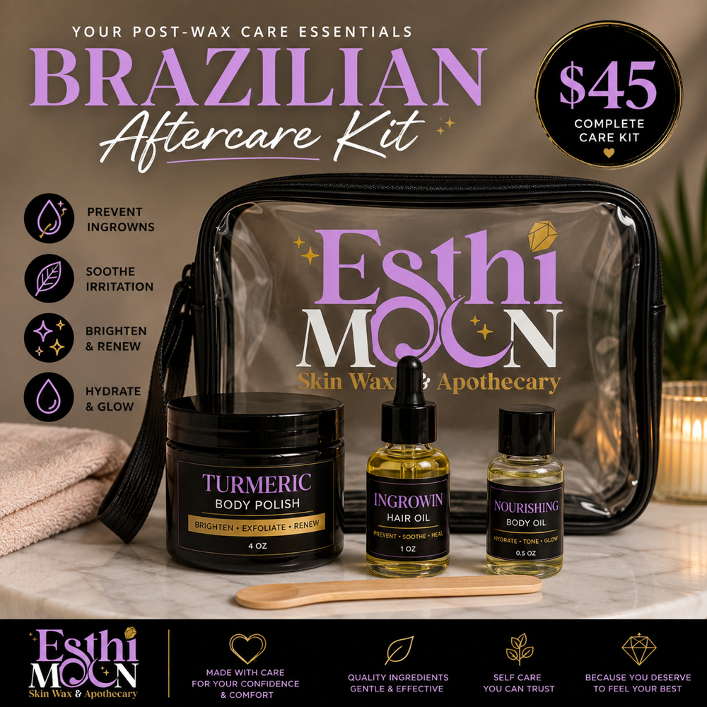 BRAZILIAN AFTERCARE KIT at ESTHI MOON SKIN WAX & APOTHECARY in Trussville, AL