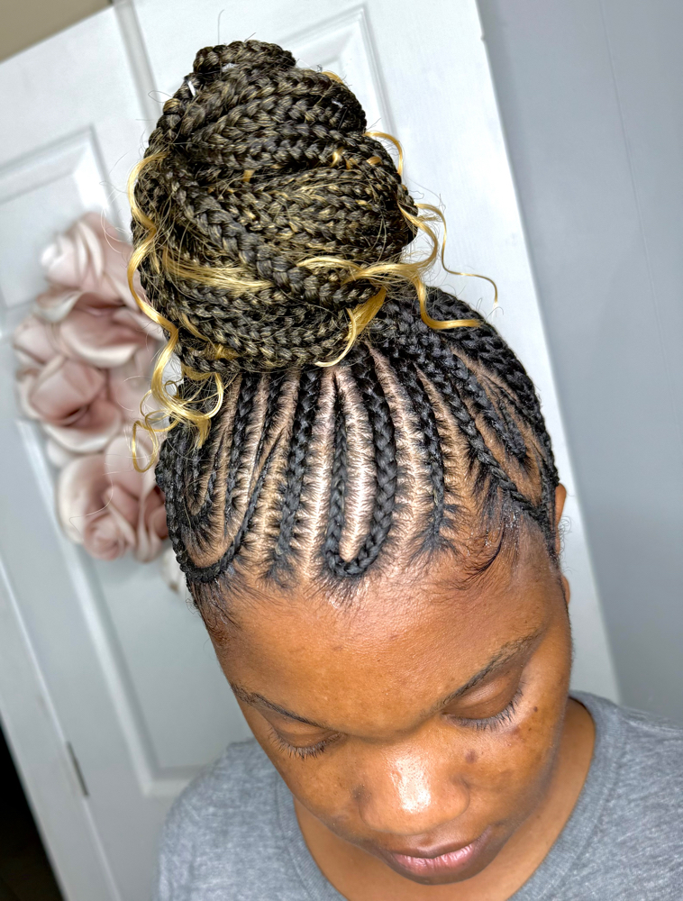 Small Stitch Ponytail at Lyric Gifted Hands in Carson, MS