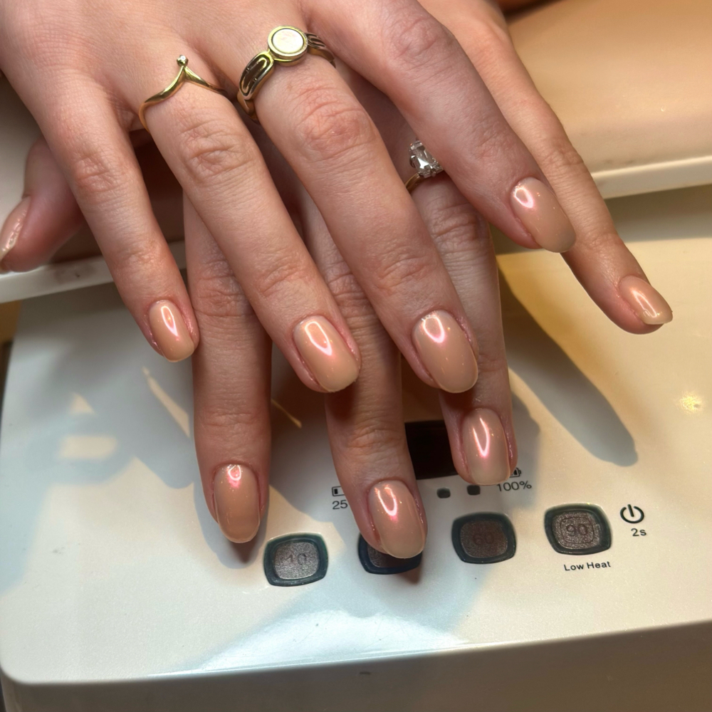 Rubber Base Mani at Opal Nails in Bend, OR