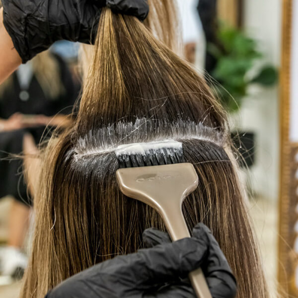 Grey coverage, root retouch at Salon Ado in Kansas City, MO