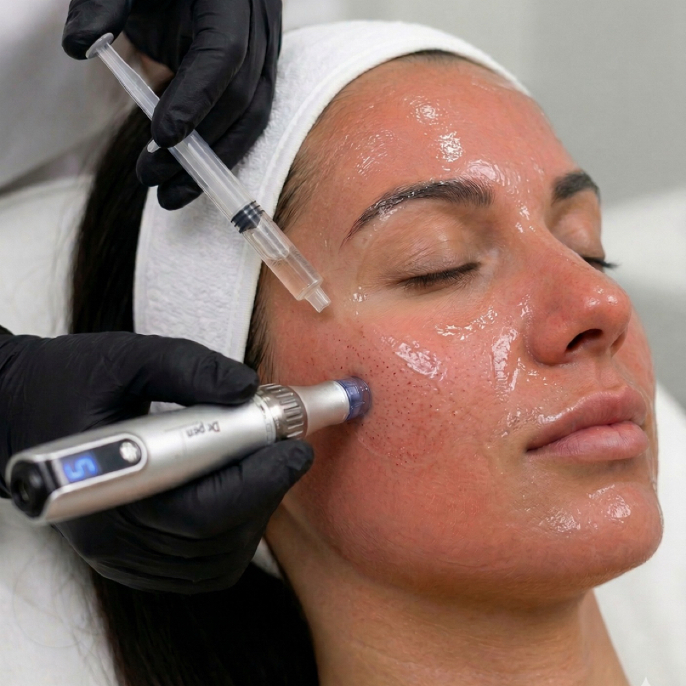 Exosomas Dermapen Session at Soul mind and body wellness center in West Palm Beach, FL