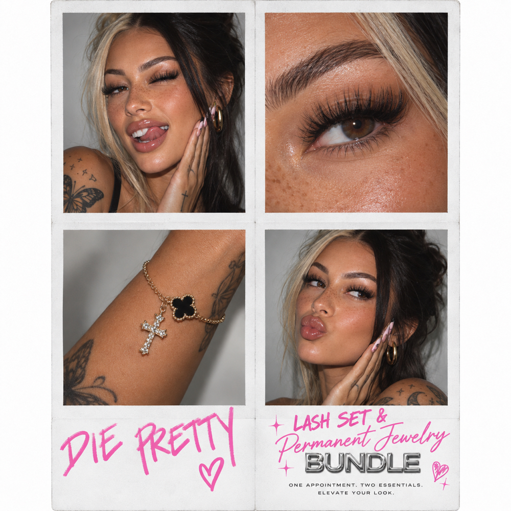 LASH SET + PERMANENT JEWELRY BUNDLE at Die Pretty LLC in Jacksonville, FL