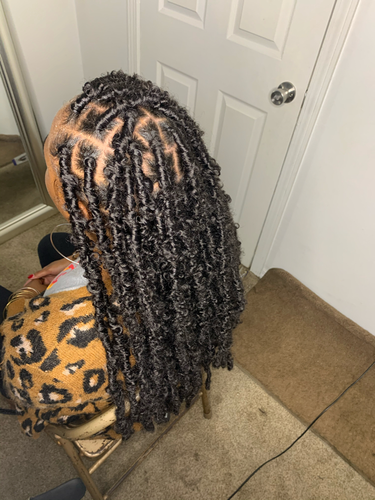 Med Back Butterfly Locs