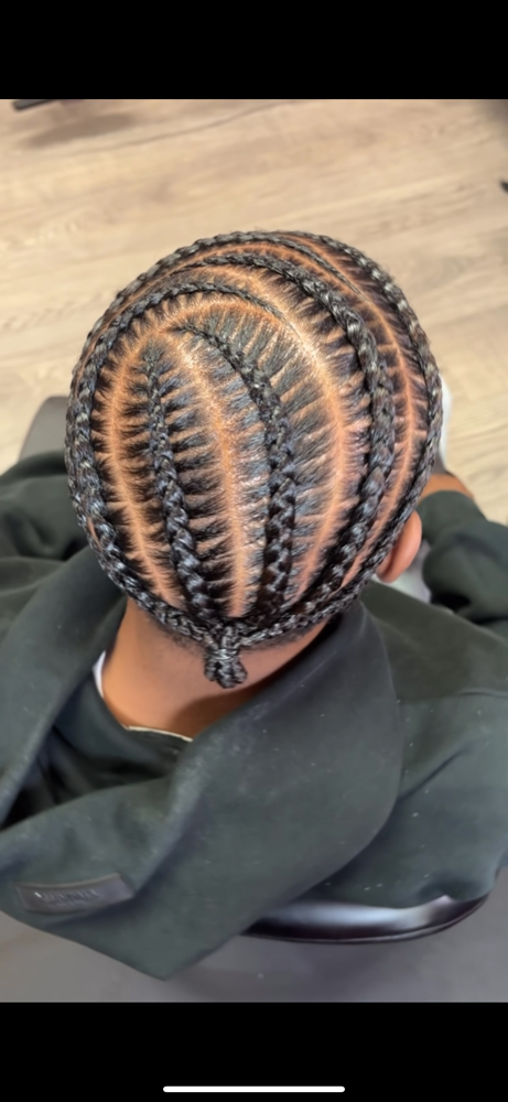 6 Swirl Stitch Braids