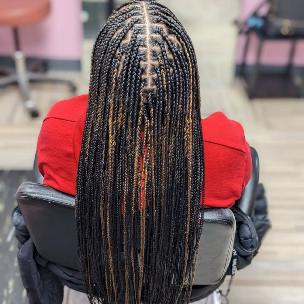 Small Knotless at Queen of knotless‼️👑 in Warren, MI
