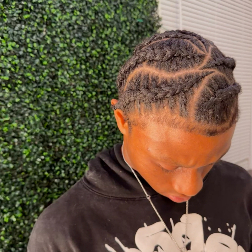 Men’s Braids at Kenna Stylez in Austin, TX