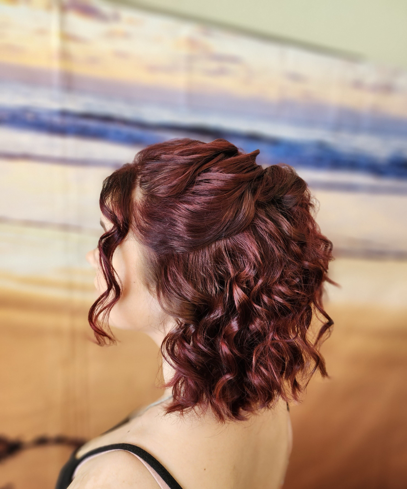 Half Up-Do at Moxie Maison de Joli in Pensacola, FL