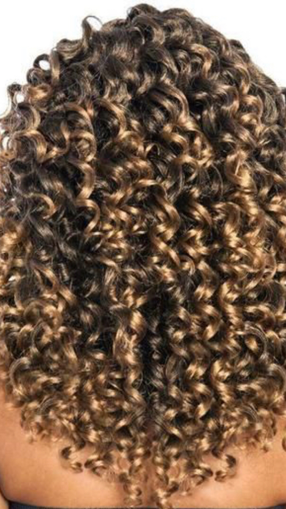 Curly Cut with Wash and Style