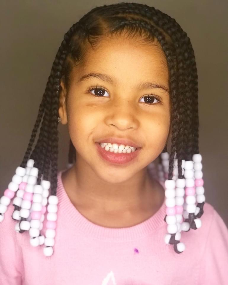 Feed-In & Knotless Braids w/ Beads