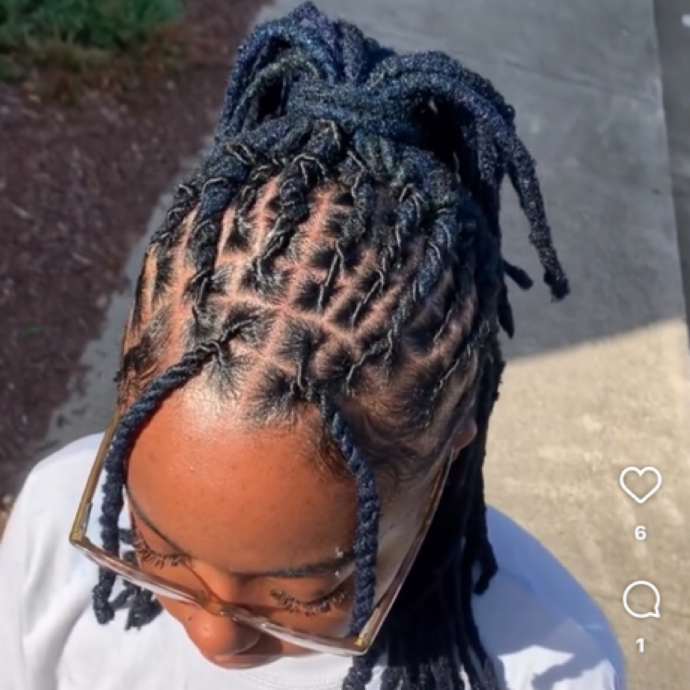 Loc Retwist Style (Add On) at Glamour Touch by Che' in Durham, NC