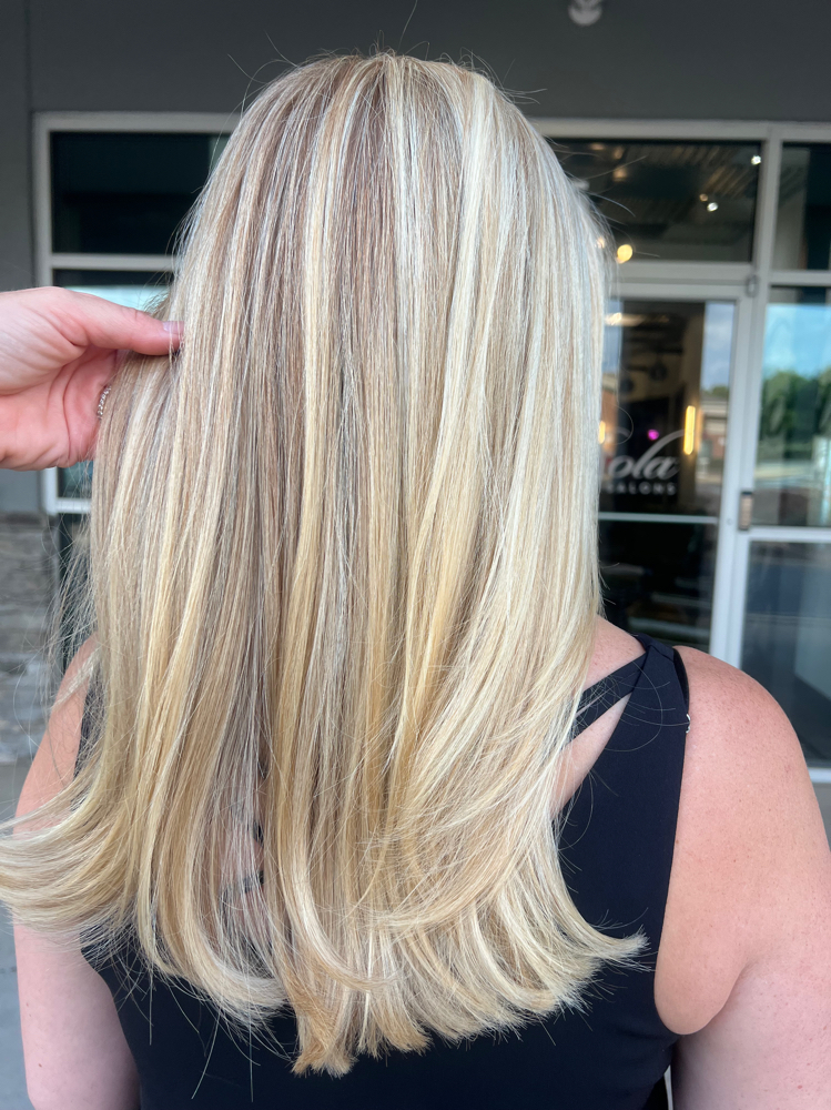 Full Blonding & Haircut