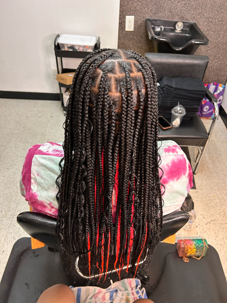 Bohemian Large Knotless Braids