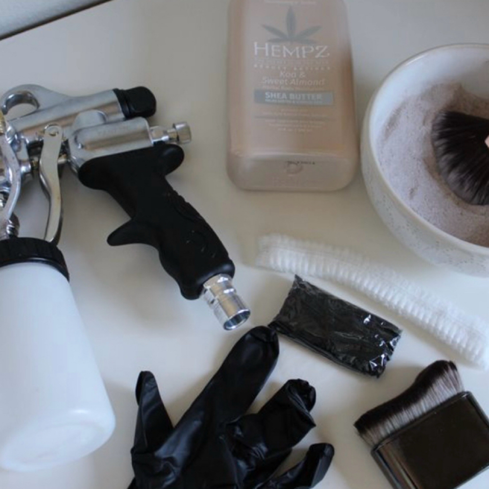 sunless spray tan at serenity salon in white sulphur springs, WV