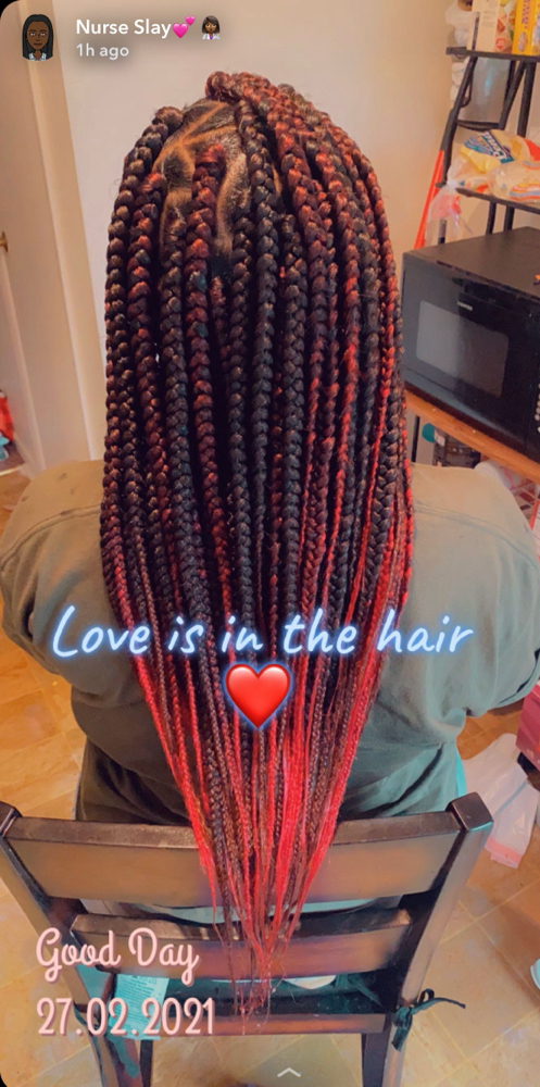 Box Braids at Glorious Krown in Fayetteville, GA