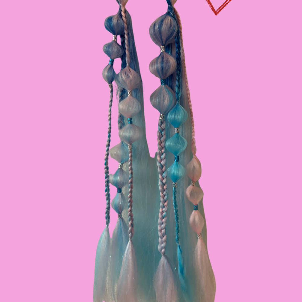 Festival Braids - Candy Rave at Happy Scalp in Grants Pass, OR