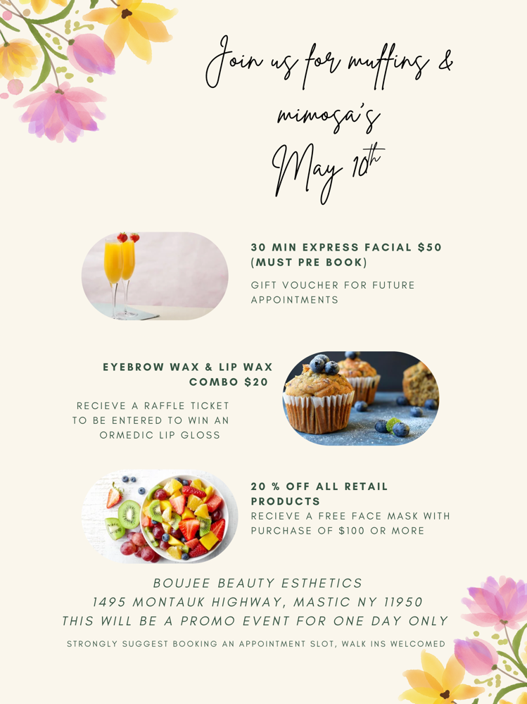 Mothers Day Mini Facial (may 10th)