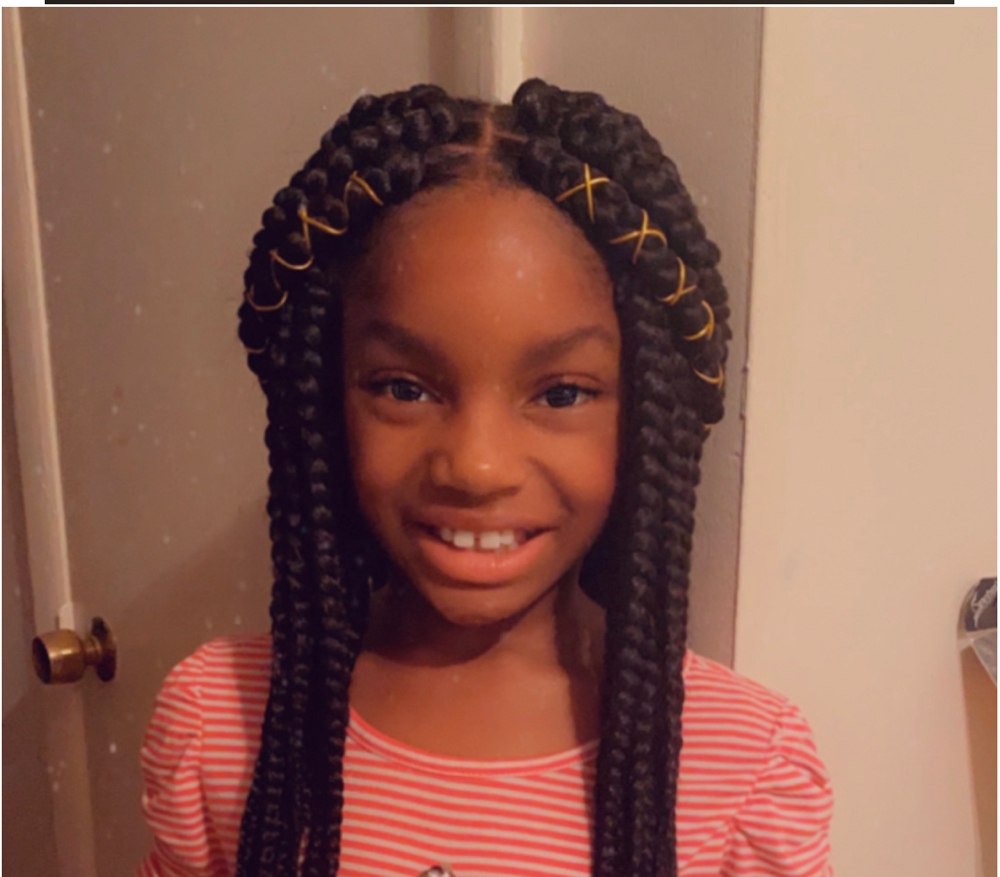 Kids Jumbo Box Braids at Glorious Krown in Fayetteville, GA