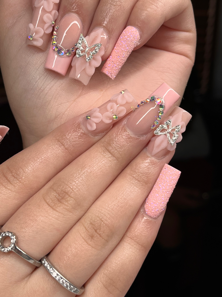 Short/ medium full bling set